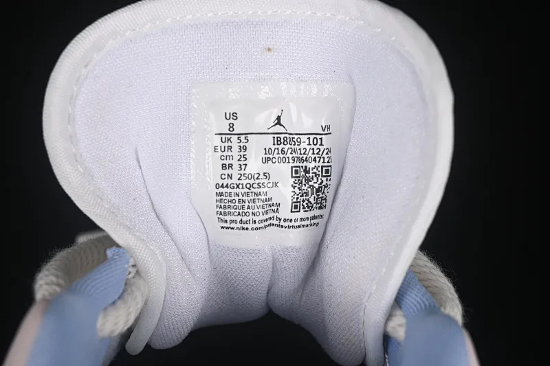 All categories Air Jordan Jordan series basketball shoes Air Jordan 1 Low Air Jordan 1 Low AJ1 Joe 1 carved powder low-top cultural casual sneakers IB8859-101